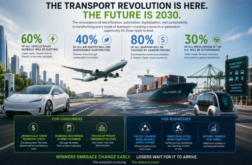The Transport Revolution: How 2030 Will Redefine Human Mobility