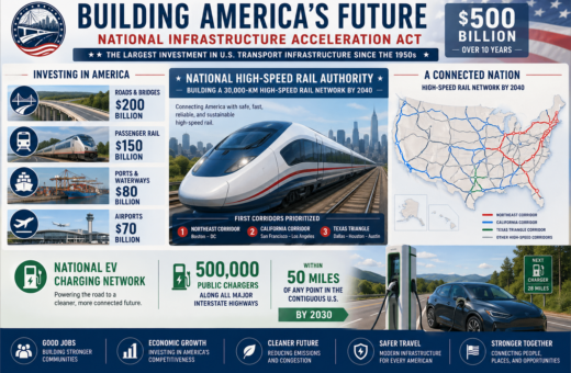 USA Approves $500 Billion National Infrastructure Rebuild Plan