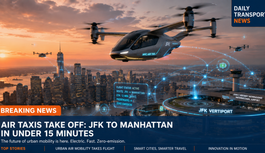 ✈️New York Conducts First Public Electric Air Taxi Demonstration Flights
