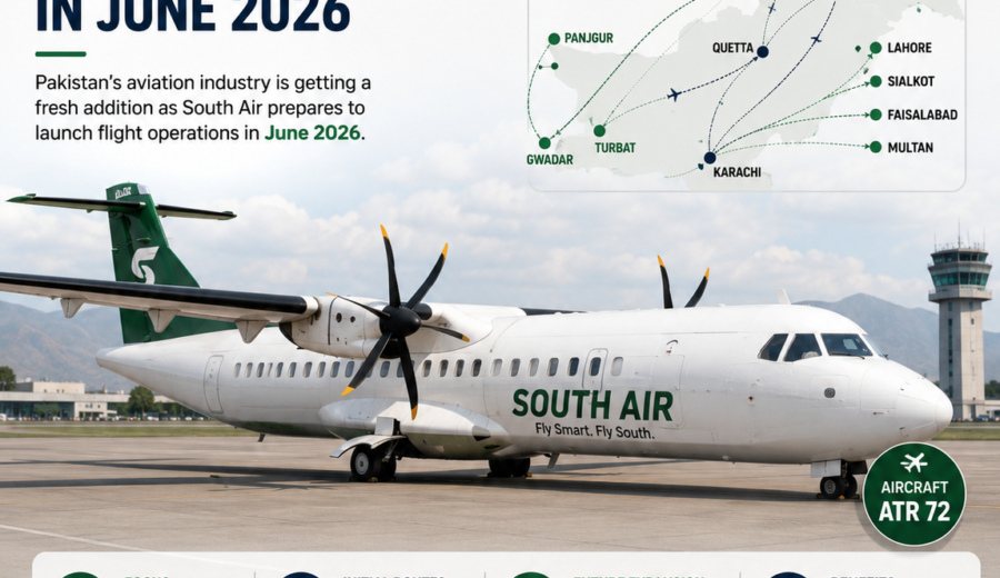 ✈️South Air to Launch Domestic Flight Operations in Pakistan in June 2026