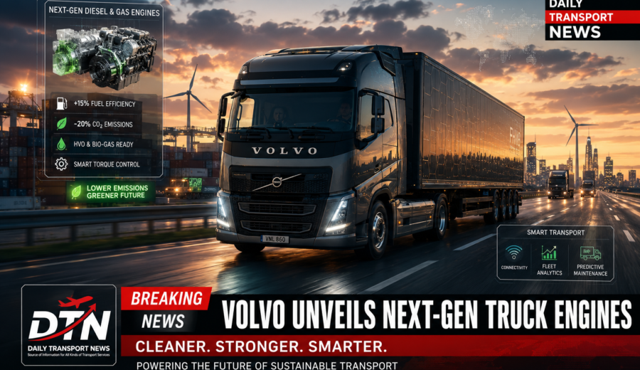 🚛 Volvo Unveils All-New Diesel & Gas-Powered Truck Engines for Future Transport