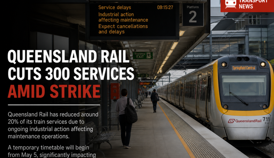 🚆 Queensland Rail Cuts 300 Services Amid Strike