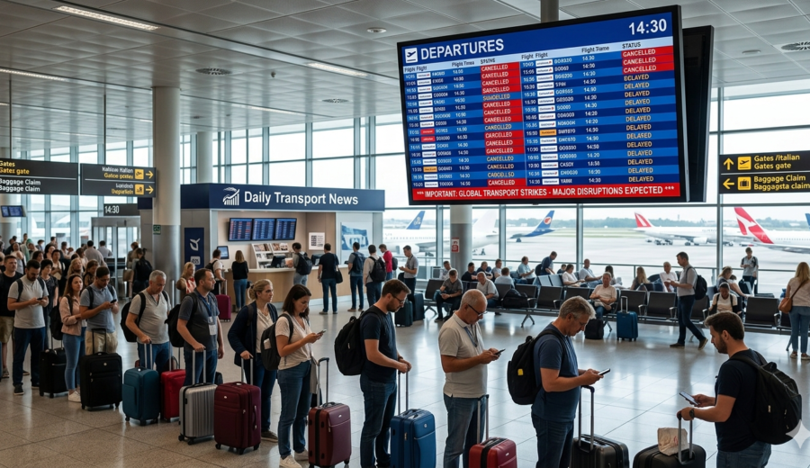 📦✈️ Global Transport Strikes Impact Aviation Sector