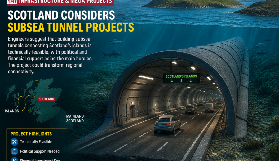 🌉 Scotland Considers Subsea Tunnel Projects