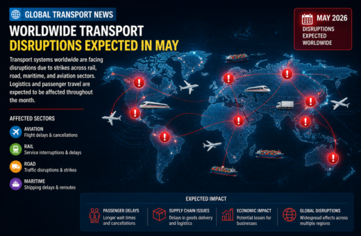 🌍 Worldwide Transport Disruptions Expected in May