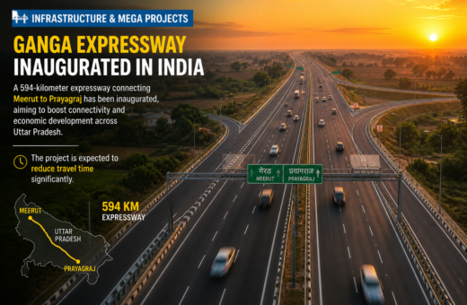 🛣️ Ganga Expressway Inaugurated in India