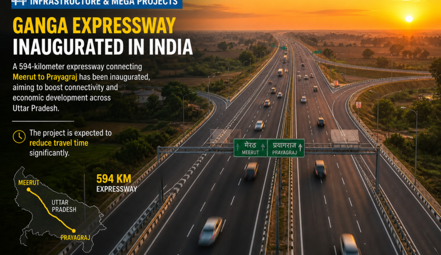🛣️ Ganga Expressway Inaugurated in India