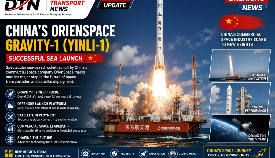China’s OrienSpace Successfully Launches Gravity-1 Rocket from Offshore Platform
