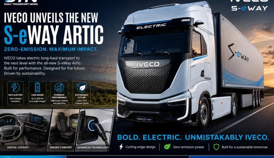 IVECO Unveils the New S-eWay Artic Electric Truck for Sustainable Long-Haul Transport