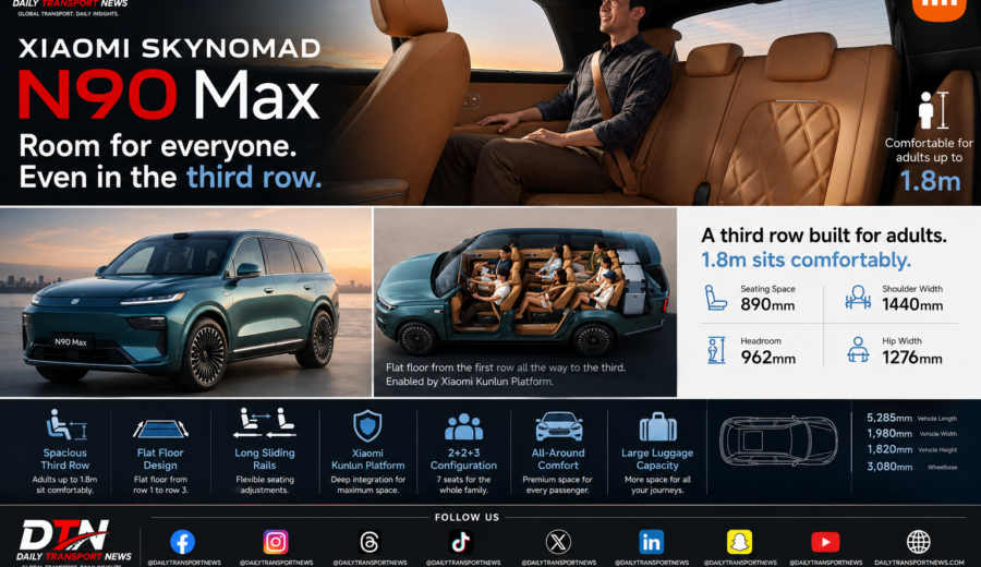Xiaomi SkyNomad N90 Max: A Seven-Seat SUV Designed to Make the Third Row Comfortable